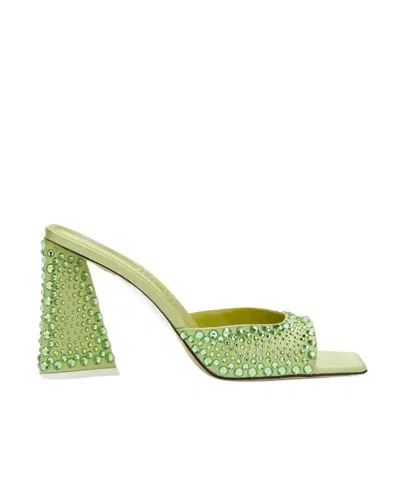 ATTICO THE ATTICO MINI DEVON EMBELLISHED MULES