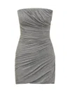 Attico Draped Bustier Mini Dress