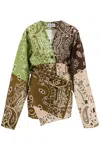 Attico Dress In Multicolor Cotton In Multicolor