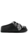 Attico The  Mini Robin Leather Mules