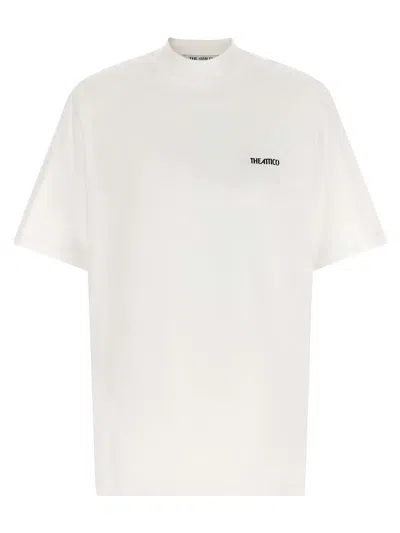 Attico The  Mock-neck T-shirt In White
