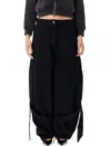 Attico New Denim Wide In Black