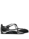 Attico Modern Flat Shoes With Cross-strap Detail