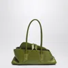 Attico Olive Green La Passeggiata Small Bag In Green