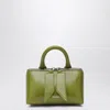 Attico Mini Friday Leather Top Handle Bag In Green