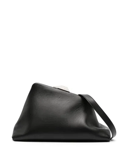 Attico 'day Off Nappa Clutch In Black