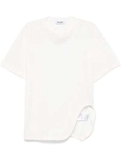 Attico The  Tshirt With Logo In White
