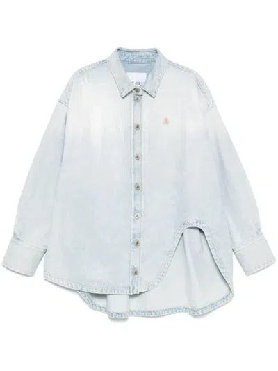 Attico The  Oversized Denim Shirt