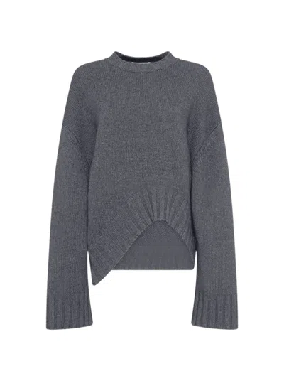 Attico The  Oversized Grey Sweater