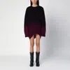 Attico Oversized Pink Degrade Jumper In Pink