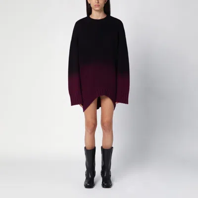 ATTICO THE ATTICO OVERSIZED PINK DEGRADE JUMPER