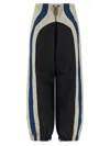 Attico Color Block Panel Joggers With Elastic In Multi
