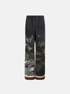 Attico Elastic Waistband Casual Pants In Smoke