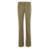 Attico Tailored Straight Leg Trousers With Polished Silhouette In Multi