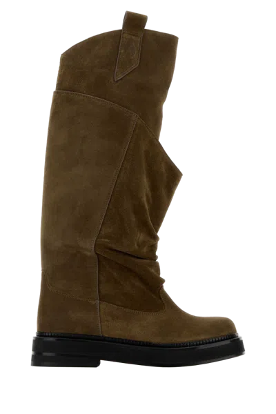 Attico The  Passeggiata Combat Boot In Multi