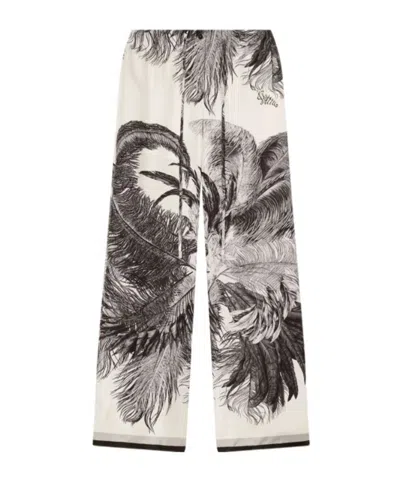 Attico The  Pattern-printed Trousers In Gray