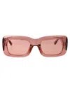 Attico The  Peach Acetate Sunglasses