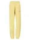 Attico Joggers With Elastic Waistband And Cuffs In Yellow