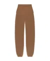 Shop Attico The  Penny Logo-embossed Straight-leg Track Pants In Brown