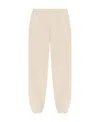 Attico The  Penny Logo-embossed Straight-leg Track Pants In Nude