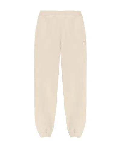 Attico The  Penny Logo-embossed Straight-leg Track Pants In Nude
