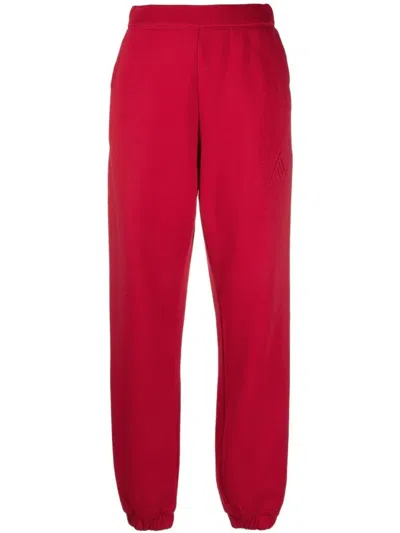 Attico The  Penny Long Pants In Red