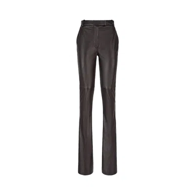 Pre-owned Attico The  Piaf Long Pants 'black' | Women's Size 38