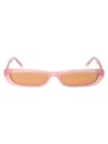 Attico The  Pink/silver/pink Acetate Sunglasses