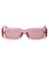 Attico The  Powderpink Acetate Sunglasses
