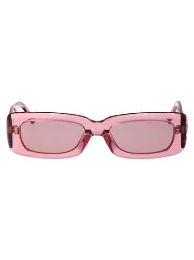 Attico The  Powderpink Acetate Sunglasses