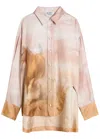 Attico Diana Shirt In Pink