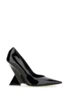 Attico Cheope 105mm Pointed-toe Pumps In Black