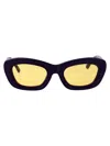Attico The  Purple Acetate Sunglasses