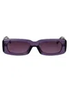 Attico Mini Marfa Sunglasses In Purple