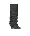 Attico Rea Tube Boots In Black