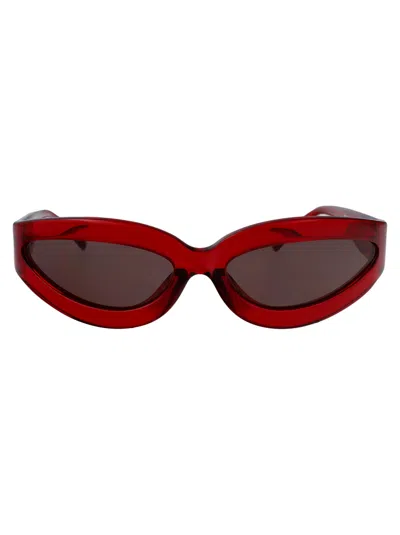 Attico The  Red Acetate Sunglasses