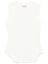 Attico Reese Cotton Jersey Tank Top In White