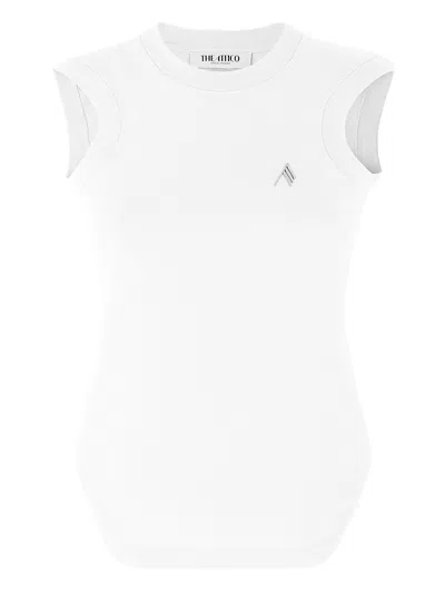 Attico Reese Top In White
