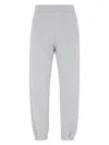 Attico The  Relaxed Fit Grey Melange Joggers In Gray