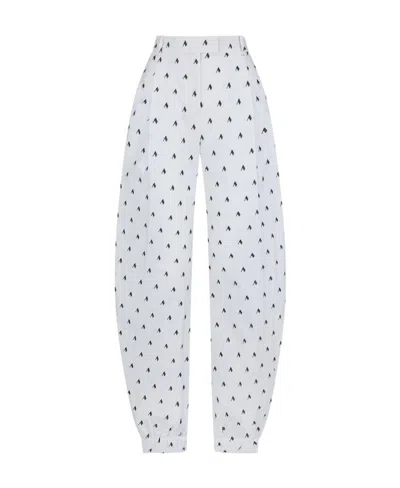ATTICO THE ATTICO REY HIGH WAIST WIDE LEG TROUSERS