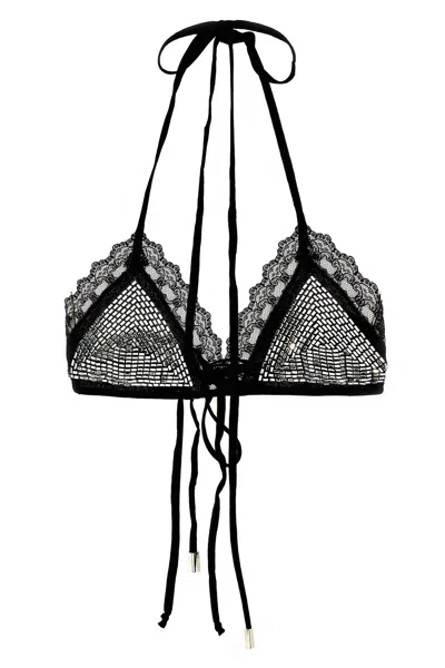 ATTICO THE ATTICO RHINESTONE BRA