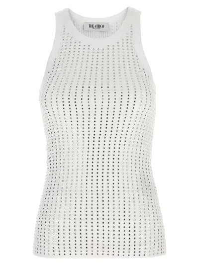ATTICO THE ATTICO RHINESTONE TOP