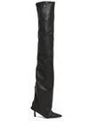 Attico The  Robin 95 Gathered Over-the-knee Boots