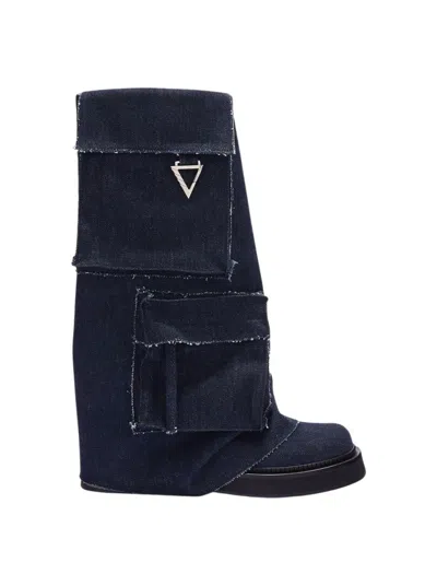 ATTICO THE ATTICO ROBIN FERN BOOT DARK BLUE