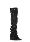 Attico Robin Over-the-knee Stiletto Heel Boot In Black