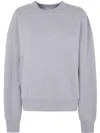Attico Grey Crewneck Logo Pullover