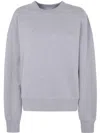 Attico Grey Crewneck Logo Pullover