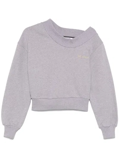ATTICO THE ATTICO ROUND NECK SWEATSHIRT CLOTHING
