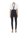 Attico Ruby Pants With A Neck Sash In Black