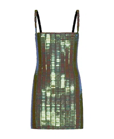 ATTICO THE ATTICO RUE SLEEVELESS SLIP DRESS